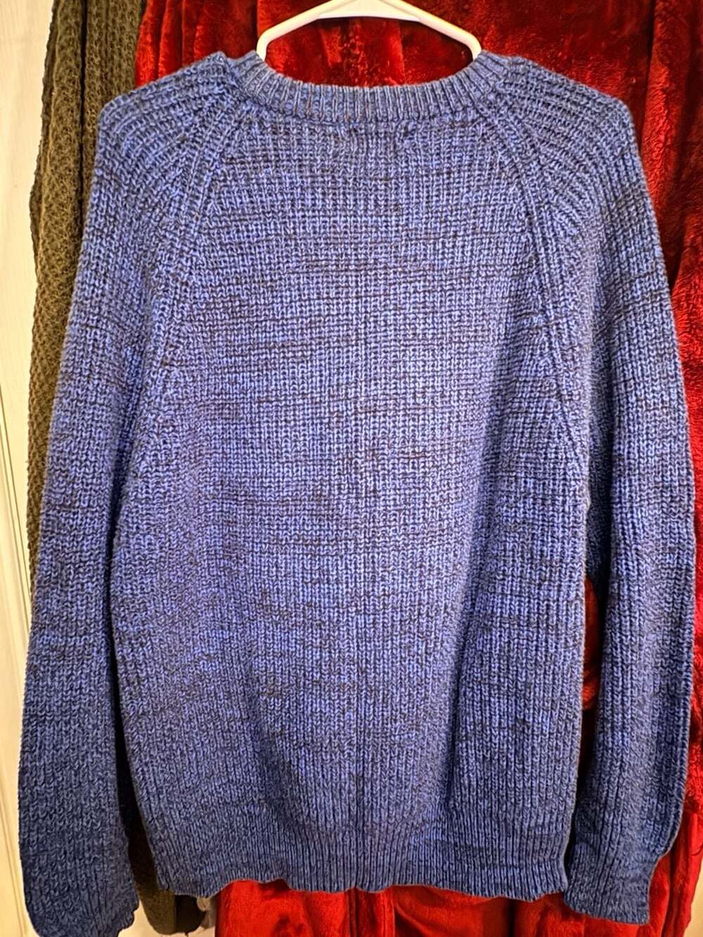 Cambridge Classics Crew Neck Sweater Size XL Blue Cotton Pullover
